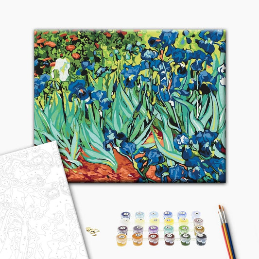 Painting by numbers Irises. Van Gogh