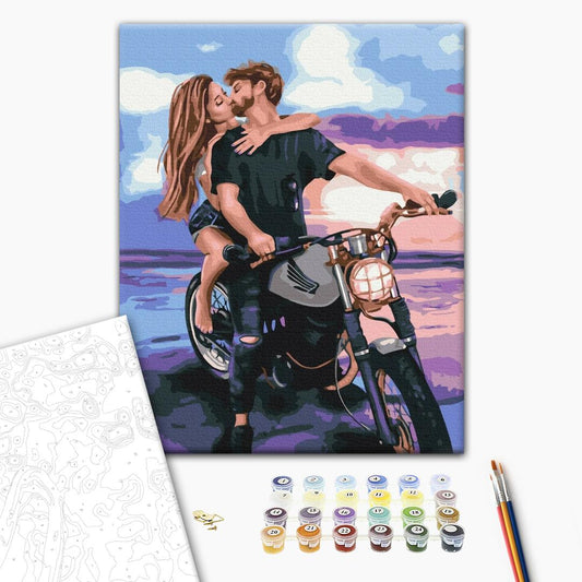 Painting by numbers The adrenaline of love