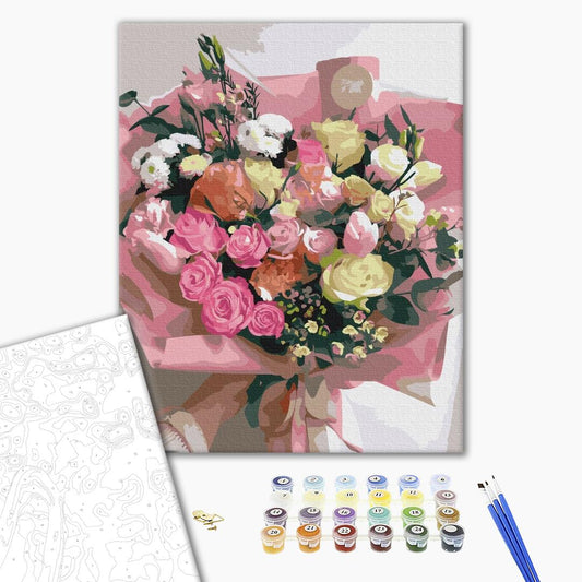 Painting by numbers Bouquet for the most expensive