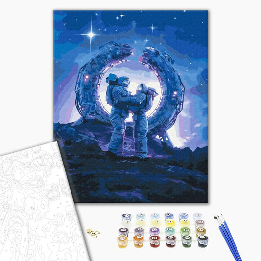 Painting by numbers Cosmic feelings