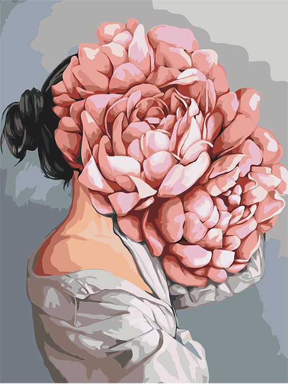 Painting by numbers The mystery of the peonies