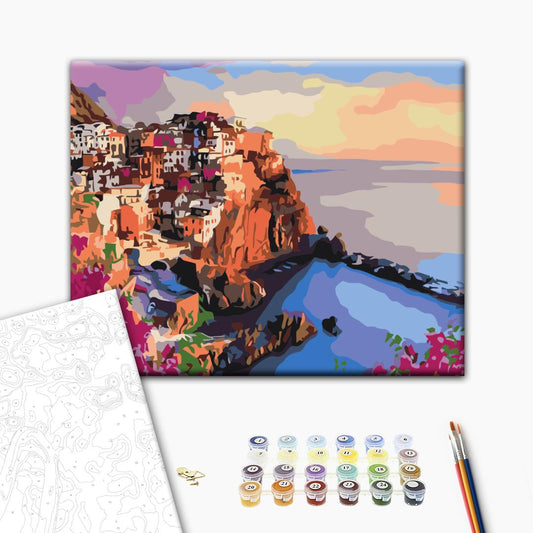Painting by numbers Bright colors of Sicily