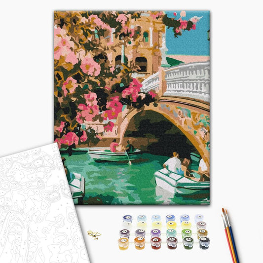 Painting by numbers Spring Venice