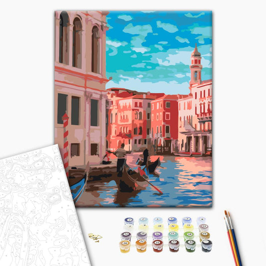 Painting by numbers Italy in the lens
