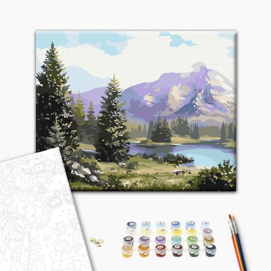 Painting by numbers Wonderful mountains