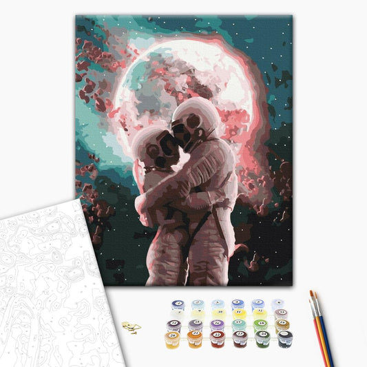 Painting by numbers For a month and back