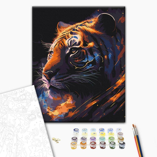 Painting by numbers Tiger Zodiac