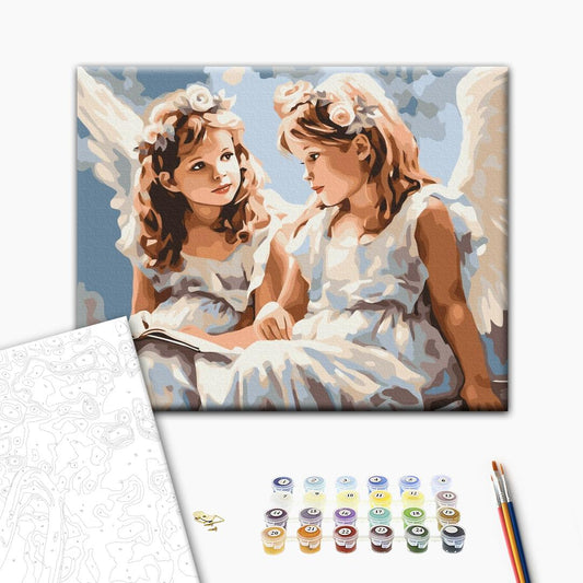 Painting by numbers Angels