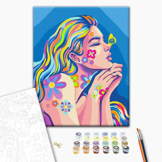 Painting by numbers Neon dreams © Polina Skurikhina