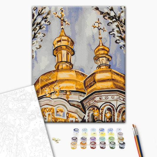 Painting by numbers Spirituality © Karina Zimina